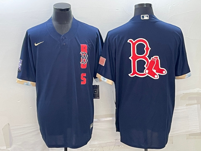 Men's Boston Red Sox Navy Team Jersey